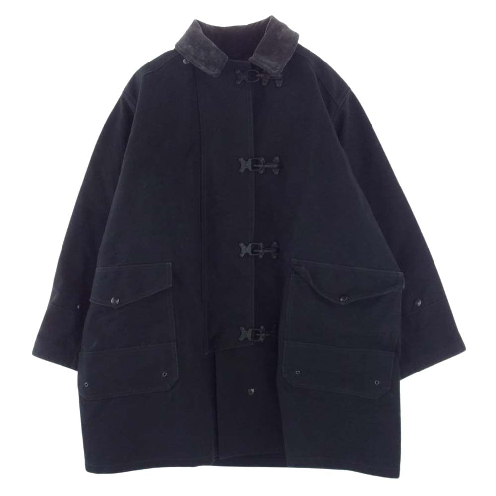 The REAL McCOY'S ザリアルマッコイズ MJ22121 FIREMAN COAT ファイヤーマン コート ブラック系 38【中古】