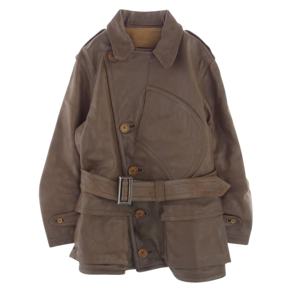 WAREHOUSE ウエアハウス ww1 ホースハイド アビエイター ジャケット ブラウン系 38【中古】