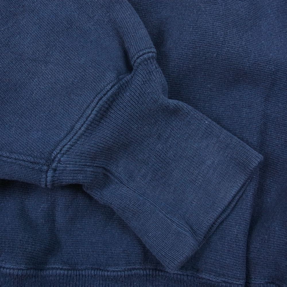 Champion チャンピオン 90s ヴィンテージ 刺繍タグ USA製  ST.LAWRENCE カレッジロゴ リバースウィーブ スウェット ネイビー系 M【中古】