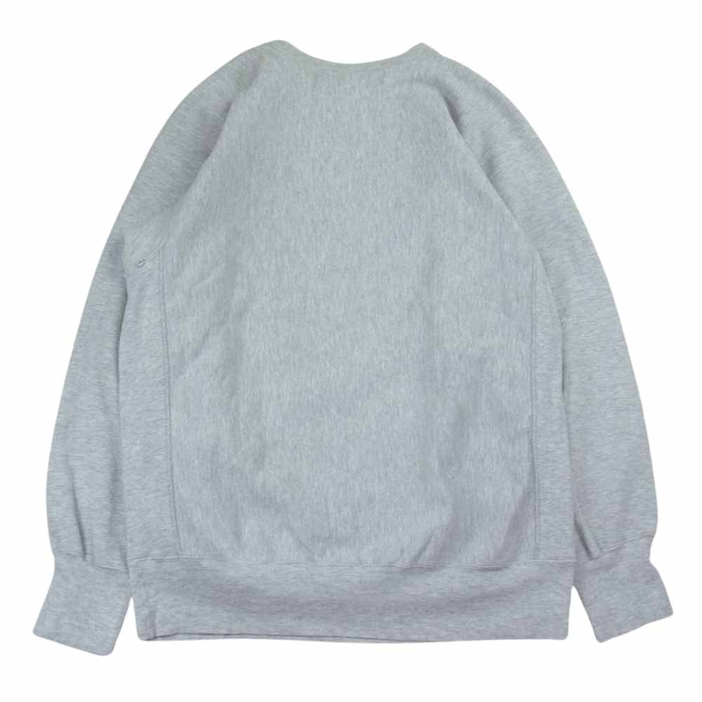 Champion チャンピオン 90s ヴィンテージ 刺繍タグ USA製  LSU カレッジロゴ リバースウィーブ スウェット グレー系 XXL【中古】