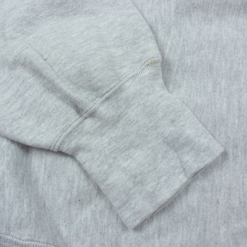 Champion チャンピオン 90s ヴィンテージ 刺繍タグ USA製  LSU カレッジロゴ リバースウィーブ スウェット グレー系 XXL【中古】