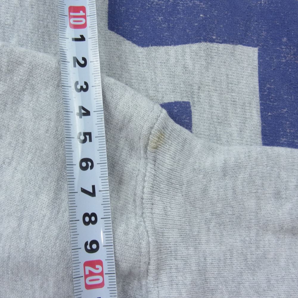 Champion チャンピオン 90s ヴィンテージ 刺繍タグ USA製  LSU カレッジロゴ リバースウィーブ スウェット グレー系 XXL【中古】