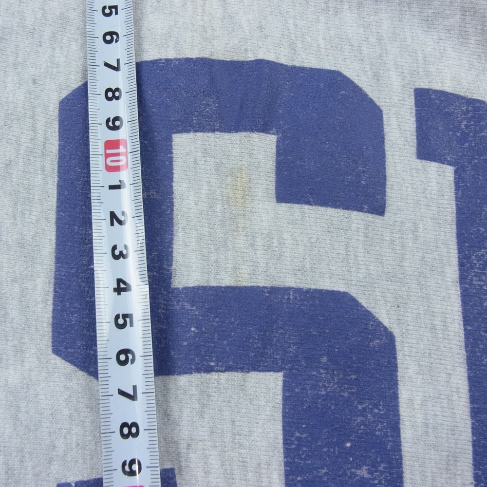 Champion チャンピオン 90s ヴィンテージ 刺繍タグ USA製  LSU カレッジロゴ リバースウィーブ スウェット グレー系 XXL【中古】
