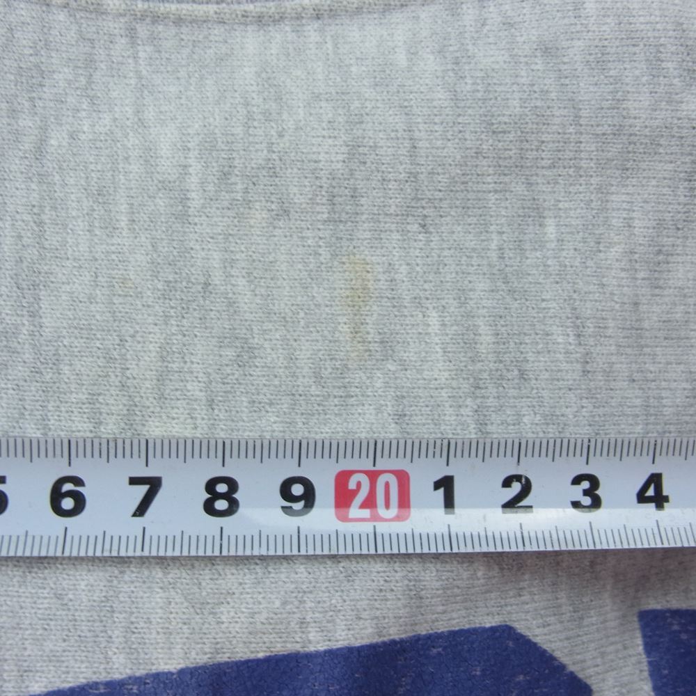 Champion チャンピオン 90s ヴィンテージ 刺繍タグ USA製  LSU カレッジロゴ リバースウィーブ スウェット グレー系 XXL【中古】