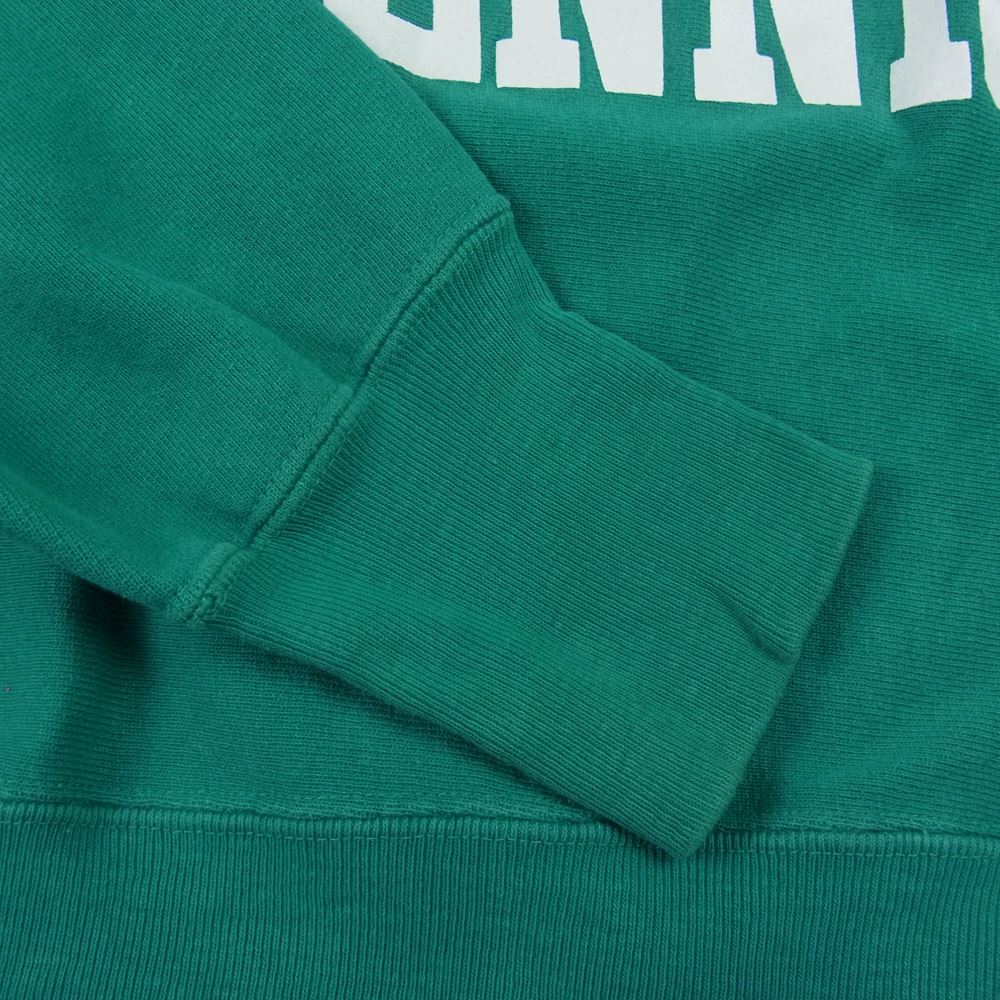 Champion チャンピオン 90s ヴィンテージ 刺繍タグ USA製 MINESOTA カレッジロゴ リバースウィーブ スウェット グリーン系 L【中古】