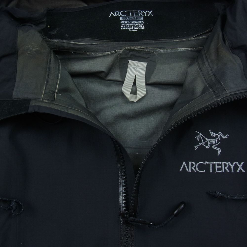 ARC'TERYX アークテリクス CA34438 アルファSV GORE-TEX ゴアテックス マウンテンジャケット  ブラック系 XS【中古】