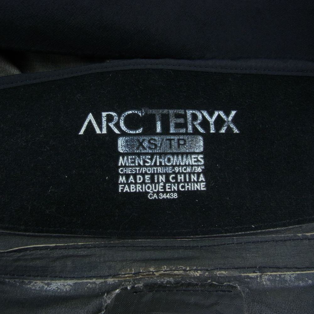 ARC'TERYX アークテリクス CA34438 アルファSV GORE-TEX ゴアテックス マウンテンジャケット  ブラック系 XS【中古】
