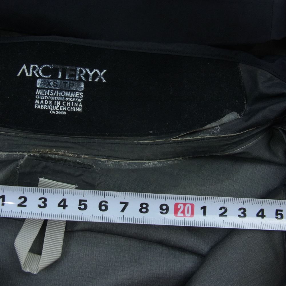 ARC'TERYX アークテリクス CA34438 アルファSV GORE-TEX ゴアテックス マウンテンジャケット  ブラック系 XS【中古】