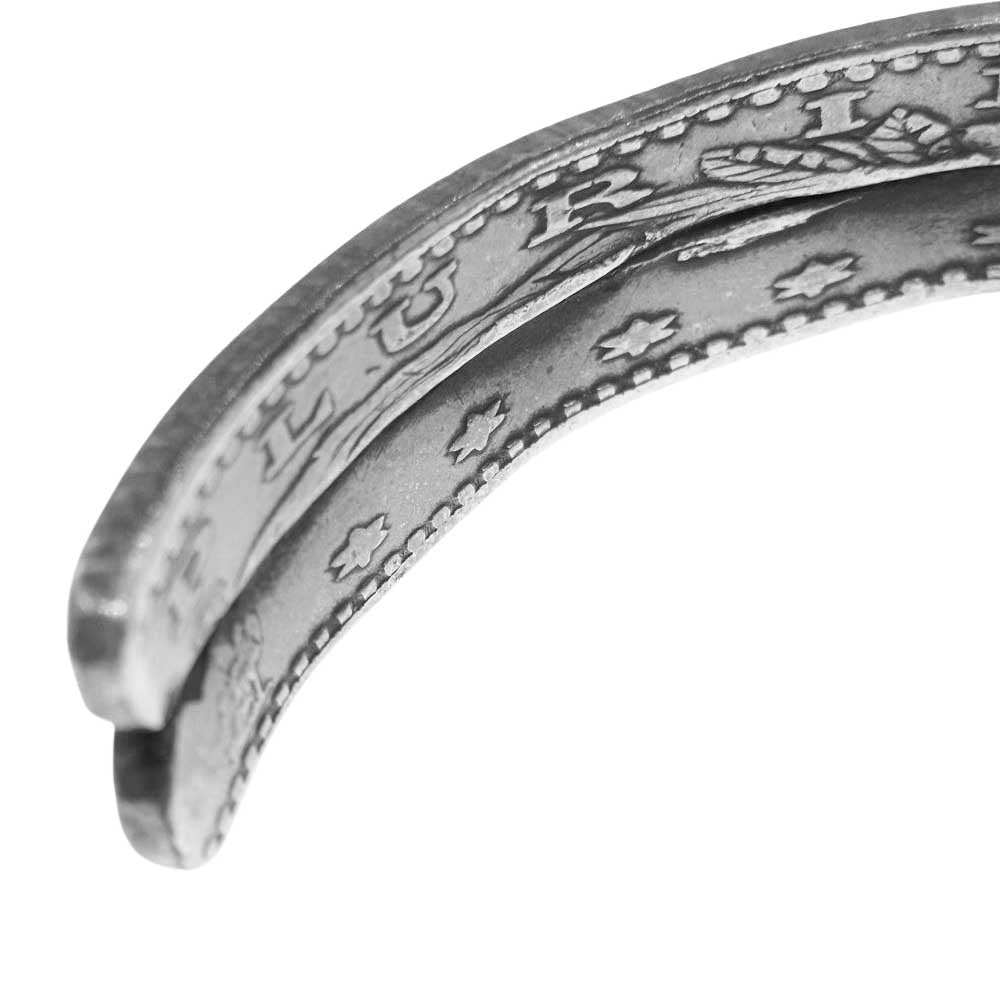 PHENOMENON BEYOND DESCRIPTION フェノメノンビヨンドディスクリプション PBD-0473 2 TWIST BANGLE ツイストオールドコイン バングル シルバー系【中古】