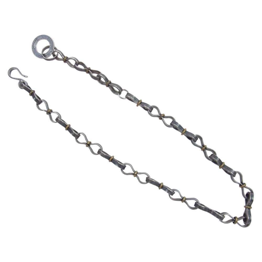 PHENOMENON BEYOND DESCRIPTION フェノメノンビヨンドディスクリプション PBD-0479  FIGURE OF EIGHT WALLET CHAIN オールドコイン ウォレットチェーン シルバー系【中古】