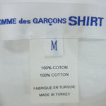 COMME des GARCONS コムデギャルソン CDGT1PL SHIRT トルコ製 LS 長袖 Tシャツ  ホワイト系 M【中古】