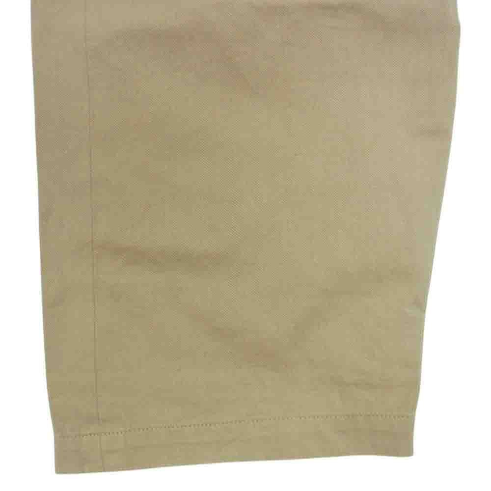 YAECA ヤエカ 11612 チノ ワイド テーパード パンツ カーキ系 30【中古】