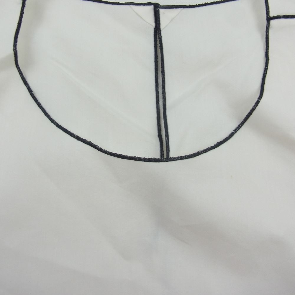 シクラス 1-01-05-2029 ブラウス 半袖 シャツ ギャザースリーブ ホワイト系 34【中古】