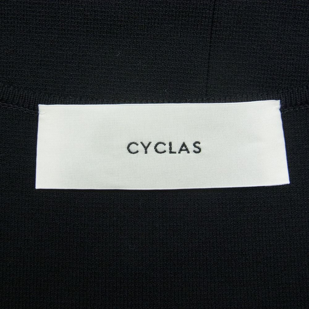 シクラス R04-14028 ノースリーブ ニット サイドボタン ブラック系 34【中古】