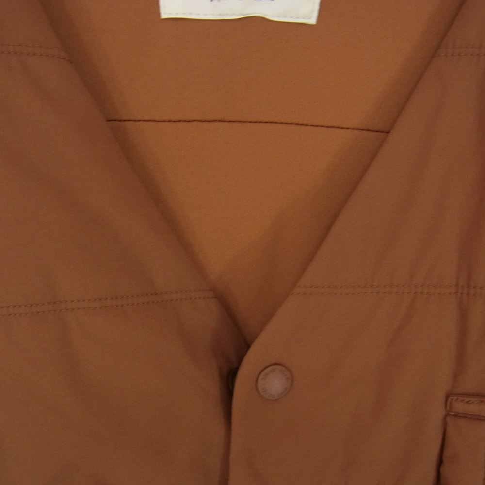 snowpeak スノーピーク wm-sw701 W.M別注 Flexible Insulated Cardigan ジャケット ブラウン系 L【美品】【中古】