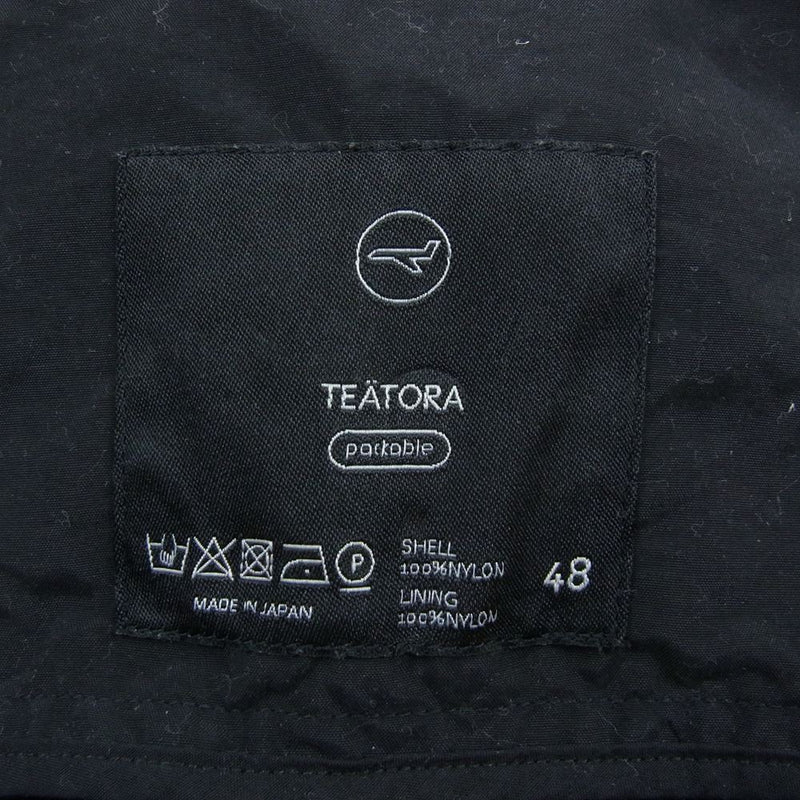 TEATORA テアトラ tt-004c-p Wallet Pants CARGO Packable ウォレット パンツ ブラック系 48【中古】