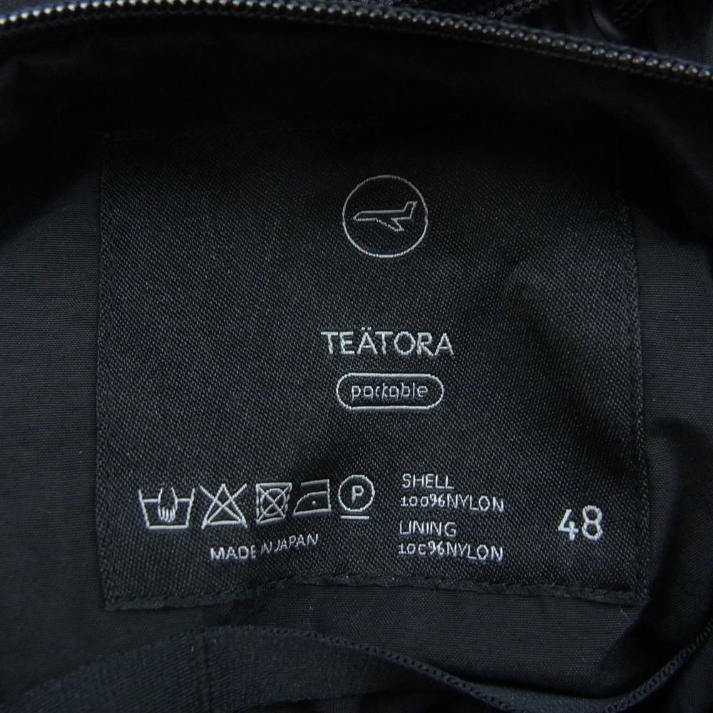 TEATORA テアトラ tt-004c-p Wallet Pants CARGO Packable ウォレット パンツ ブラック系 48【中古】