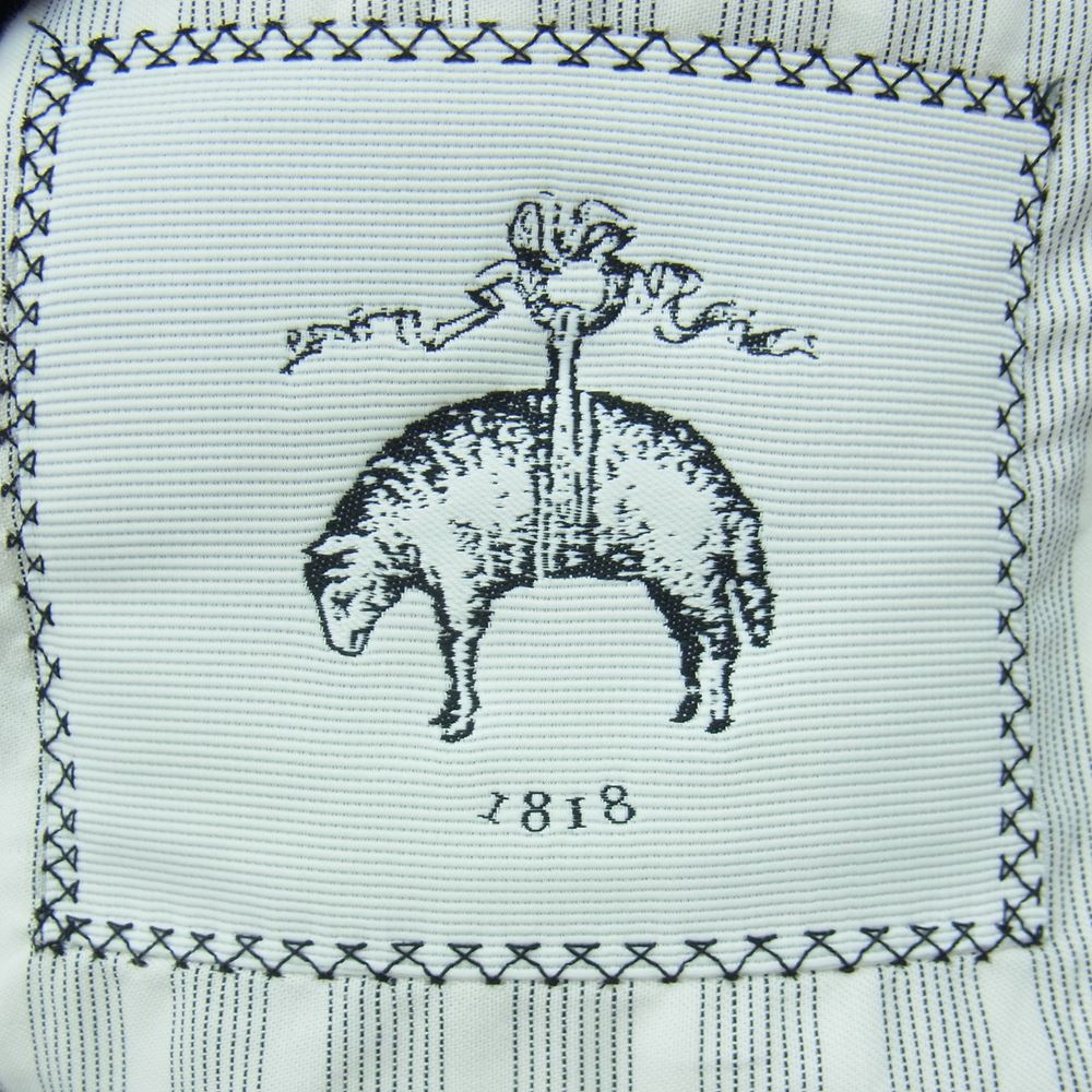 BLACK FLEECE ブラックフリースブルックスブラザーズ 米国製 ウール 3B テーラード ジャケット パンツ セットアップ ネイビー系 グレー系【中古】