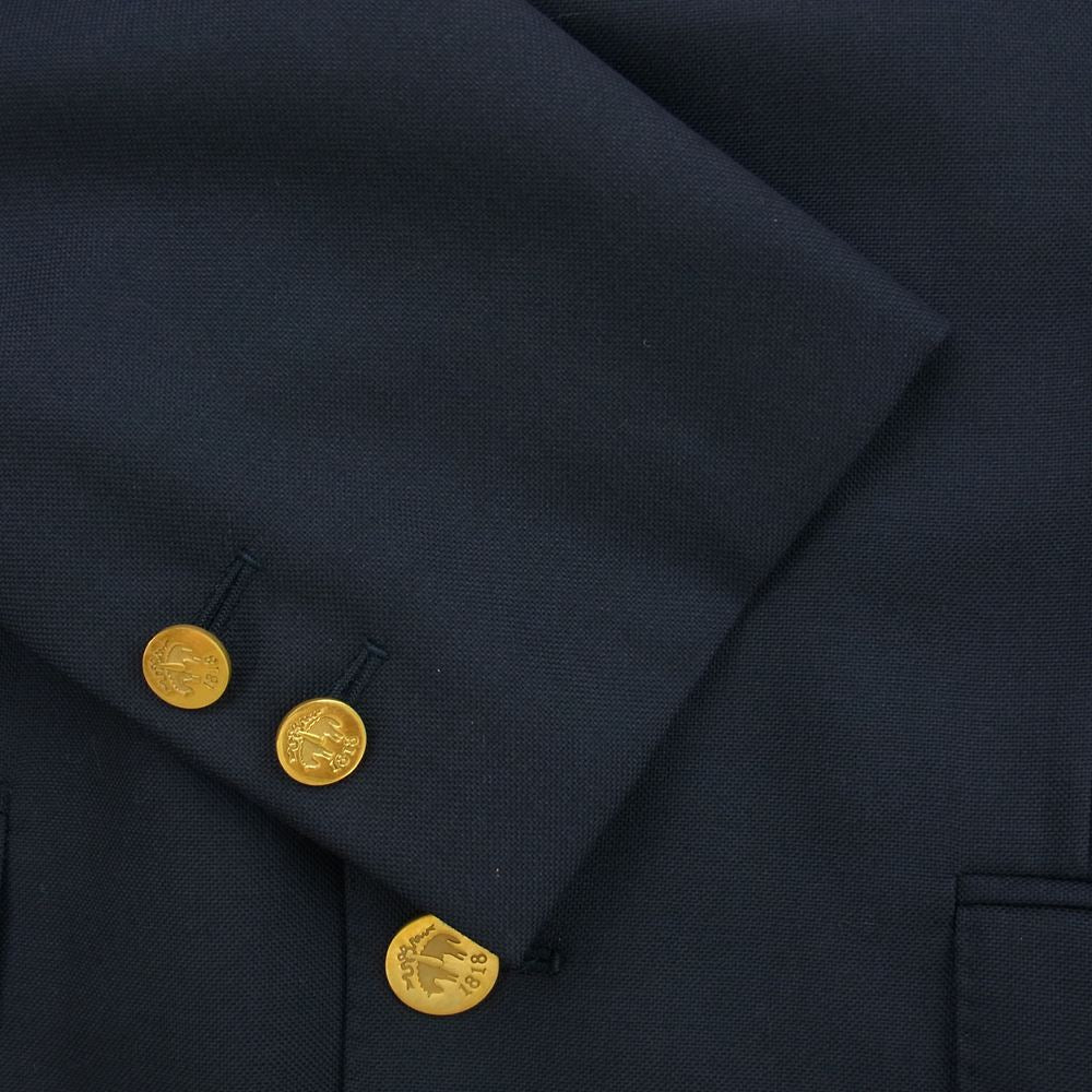 BLACK FLEECE ブラックフリースブルックスブラザーズ 米国製 ウール 3B テーラード ジャケット パンツ セットアップ ネイビー系 グレー系【中古】