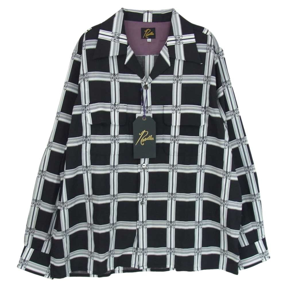 Needles ニードルス MR179 Classic Long Sleeve Shirt クラシック ロングスリーブ シャツ ブラック系 L【新古品】【未使用】【中古】