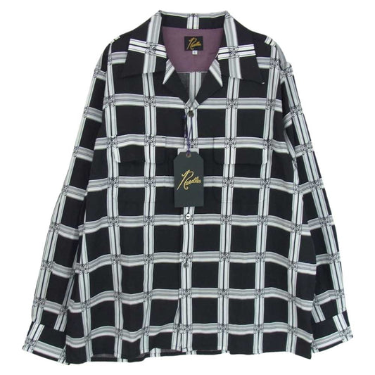Needles ニードルス MR179 Classic Long Sleeve Shirt クラシック ロングスリーブ シャツ ブラック系 L【新古品】【未使用】【中古】