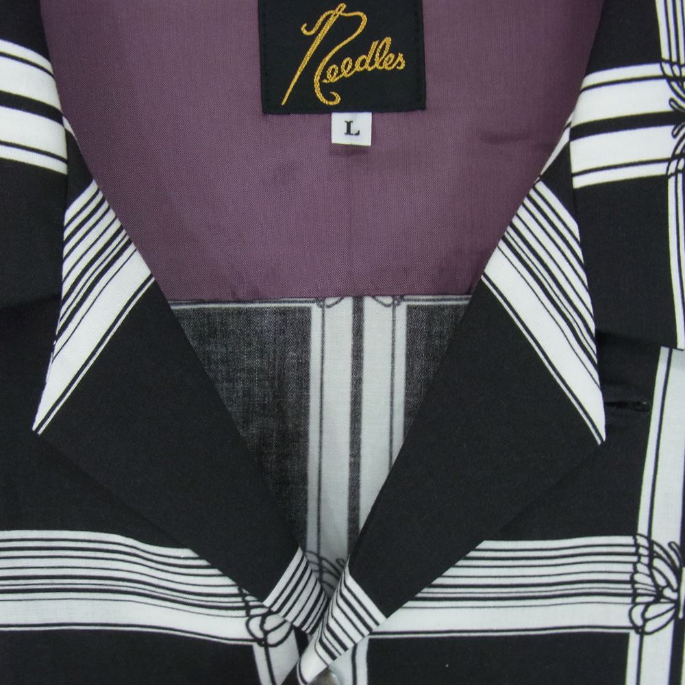 Needles ニードルス MR179 Classic Long Sleeve Shirt クラシック ロングスリーブ シャツ ブラック系 L【新古品】【未使用】【中古】