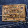 Buzz Rickson's バズリクソンズ BR43041 大戦モデル Lot041 WORLD WAR II WAIST OVERALLS ウエストオーバーオールズ デニム パンツ  インディゴブルー系 W30 L34【中古】