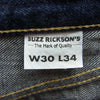 Buzz Rickson's バズリクソンズ BR43041 大戦モデル Lot041 WORLD WAR II WAIST OVERALLS ウエストオーバーオールズ デニム パンツ  インディゴブルー系 W30 L34【中古】