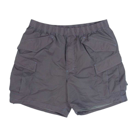 ダイワピア ナイロン カーゴ ショーツ パンツ チャコール系 L【中古】