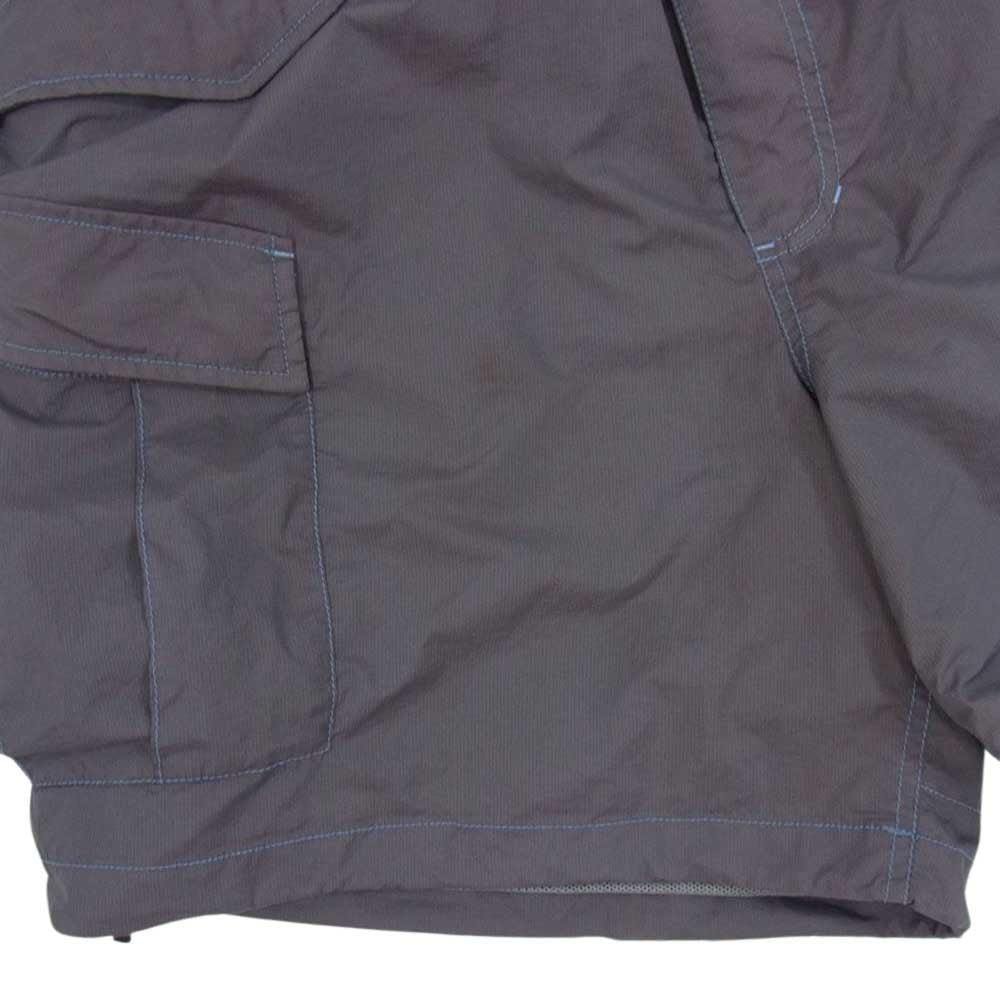 ダイワピア ナイロン カーゴ ショーツ パンツ チャコール系 L【中古】