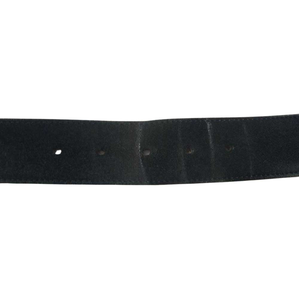 VISVIM ビズビム スエード レザー ベルト ダークグリーン系【中古】