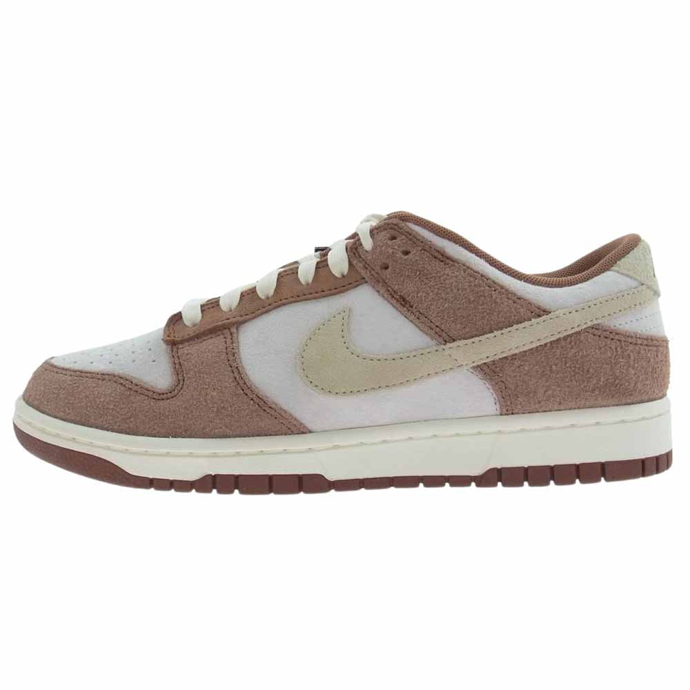 NIKE ナイキ DD1390-100 Dunk Low PRM Medium Curry ダンク ロー ミディアム カレー スニーカー ライトブラウン系 ホワイト系 27.5cm【新古品】【未使用】【中古】