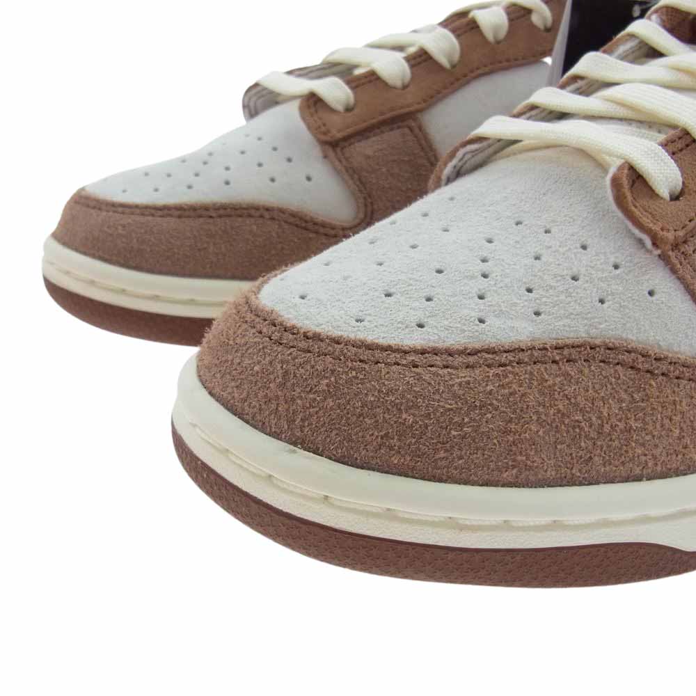 NIKE ナイキ DD1390-100 Dunk Low PRM Medium Curry ダンク ロー ミディアム カレー スニーカー ライトブラウン系 ホワイト系 27.5cm【新古品】【未使用】【中古】