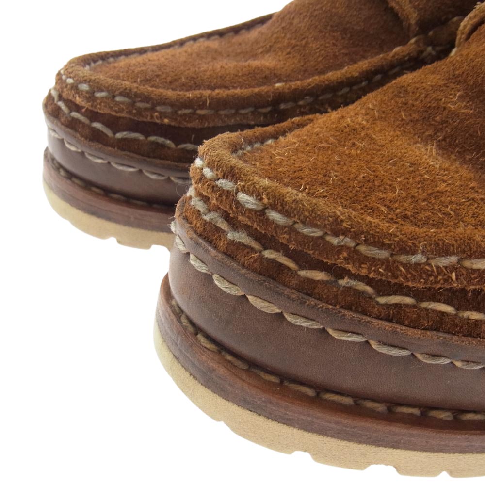 VISVIM ビズビム 15SS FIL限定 GRIZZLY BOOTS-FOLK スエード サイドジップ グリズリー ブーツ ブラウン系 US9.5【中古】