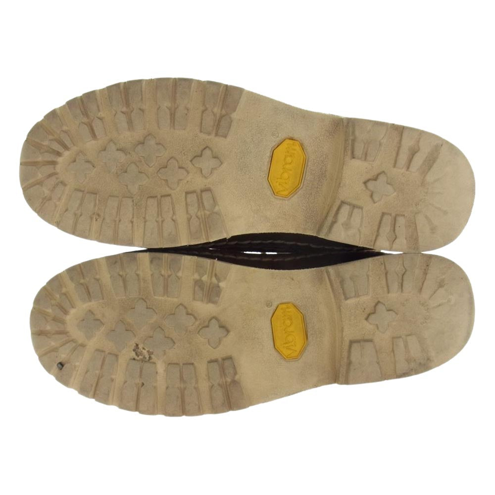 VISVIM ビズビム 15SS FIL限定 GRIZZLY BOOTS-FOLK スエード サイドジップ グリズリー ブーツ ブラウン系 US9.5【中古】