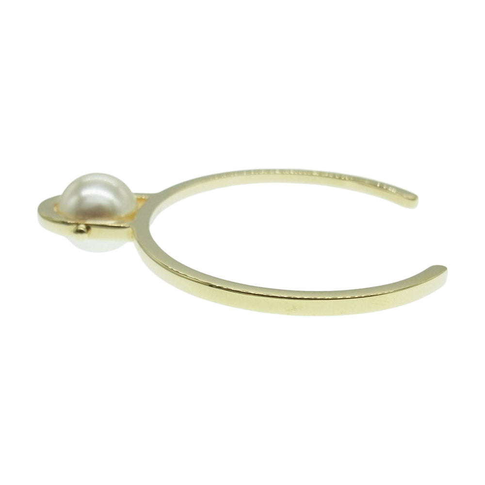 Chloe クロエ パール付き バングル ゴールド系【中古】