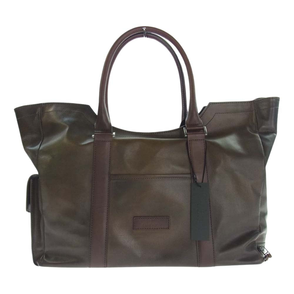 ユハク YET014  Earth アース レザー ビジネス トートバッグ 400×315×145【美品】【中古】