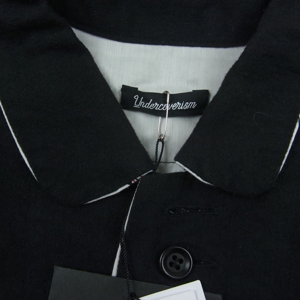 UNDERCOVER アンダーカバー 21AW UI2A4401  ランダムボタン フキダシ ロング シャツ ブラック系 4【新古品】【未使用】【中古】