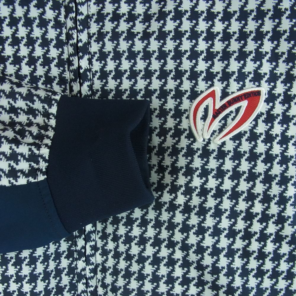 マスターバニーエディション 158-5220015 ライニング脱着可能 ハウンドトゥース 千鳥格子 中綿 ジャケット ネイビー系 5【中古】