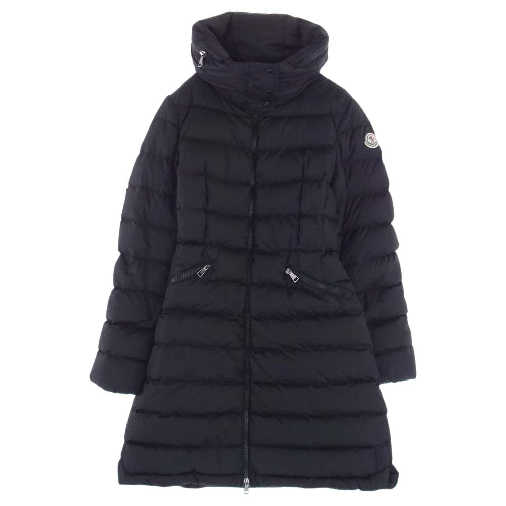 MONCLER モンクレール D20934993105 国内正規品 FLAMMETTE フラメッテ フード付き ロングダウンコート ジャケット レディース ブラック系 00【中古】
