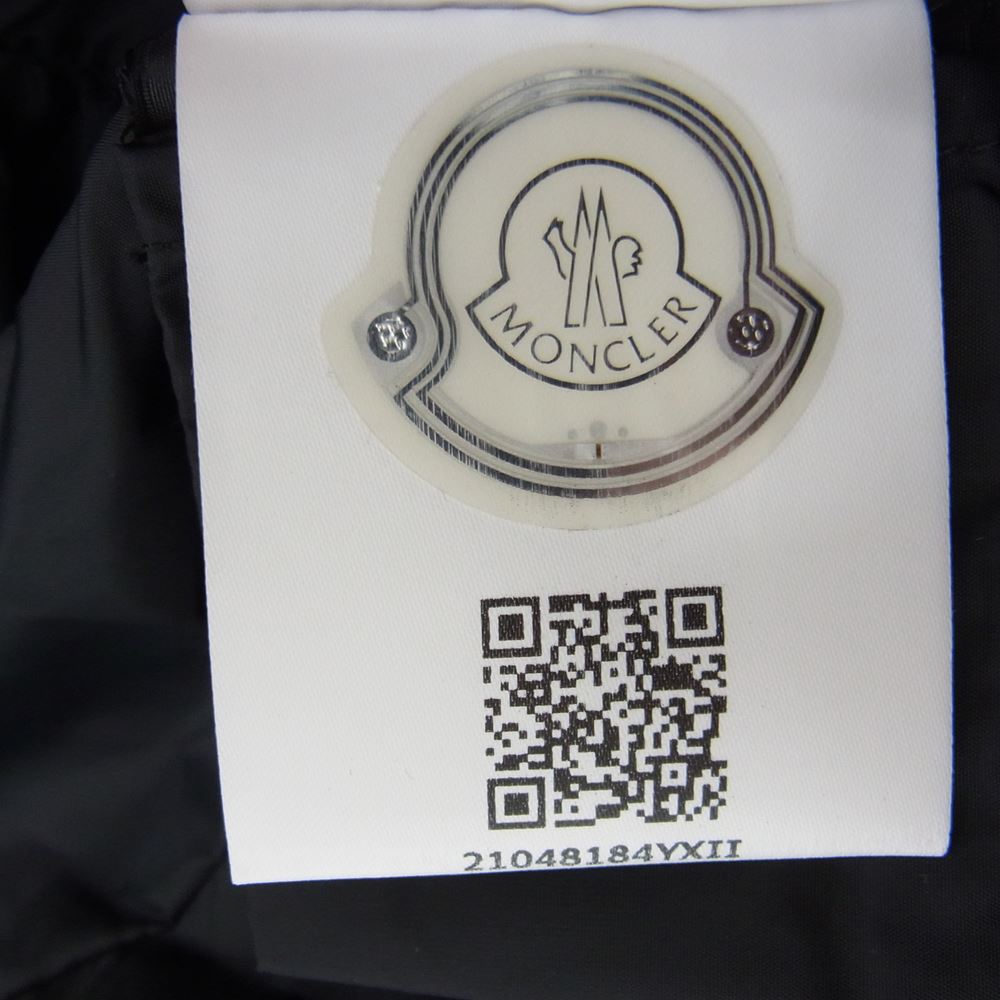 MONCLER モンクレール D20934993105 国内正規品 FLAMMETTE フラメッテ フード付き ロングダウンコート ジャケット レディース ブラック系 00【中古】