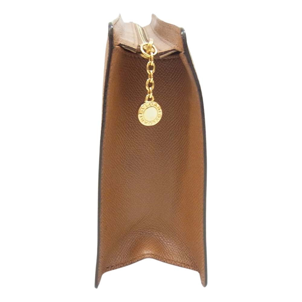 BVLGARI ブルガリ セカンド バッグ ブラウン系【中古】