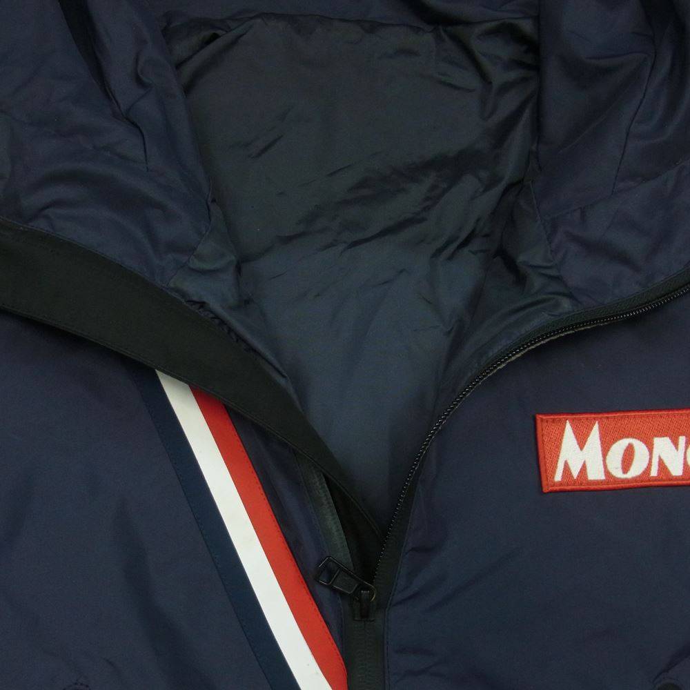 MONCLER モンクレール TRAKEHNER トラケナー ナイロン ロゴ パーカー ジャケット ダークネイビー系 3【中古】
