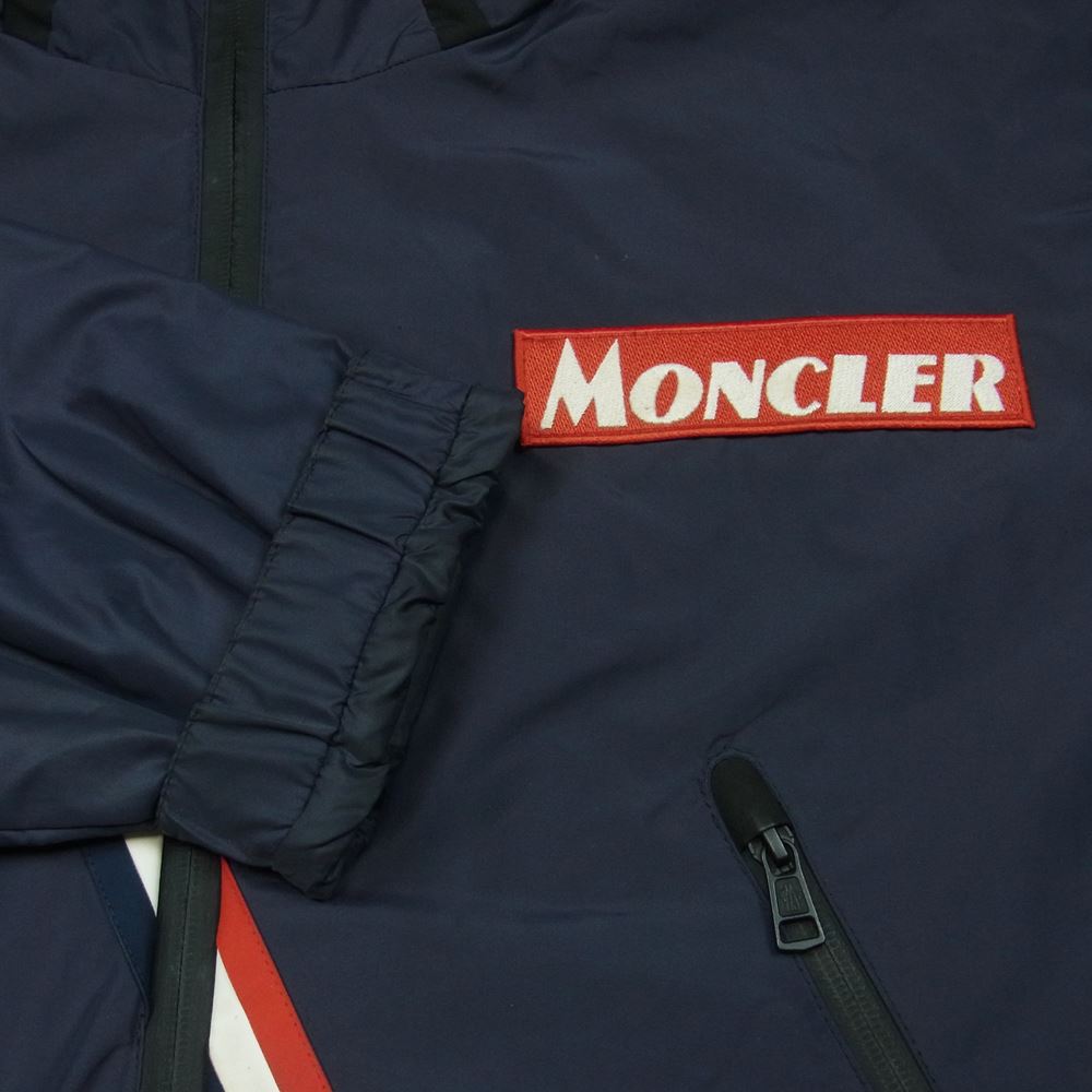 MONCLER モンクレール TRAKEHNER トラケナー ナイロン ロゴ パーカー ジャケット ダークネイビー系 3【中古】