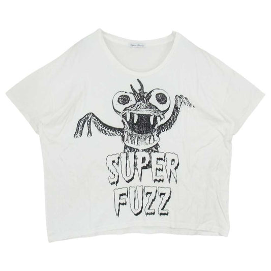 HYSTERIC GLAMOUR ヒステリックグラマー 0133CT04 SUPER FUZZ 半袖 Tシャツ ホワイト系 F【中古】