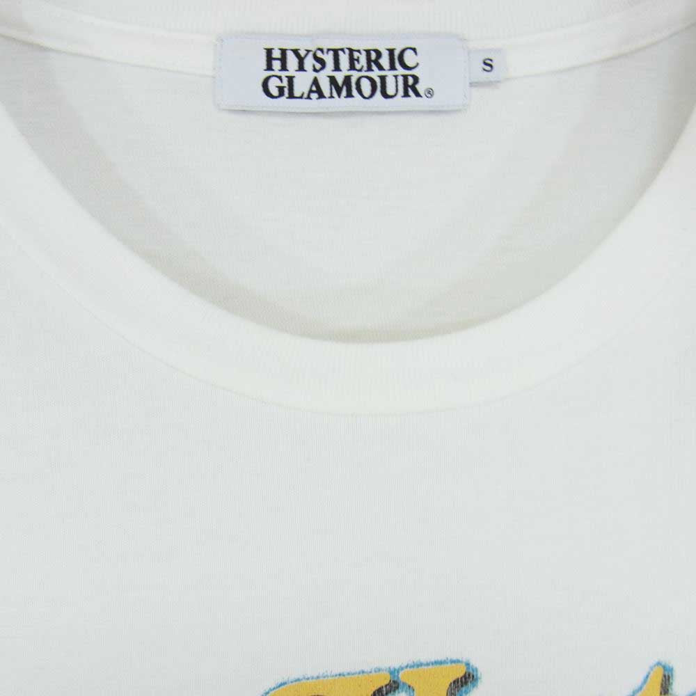 HYSTERIC GLAMOUR ヒステリックグラマー 0251CT11 BEARS pt T-SH 半袖 Tシャツ ホワイト系 S【中古】