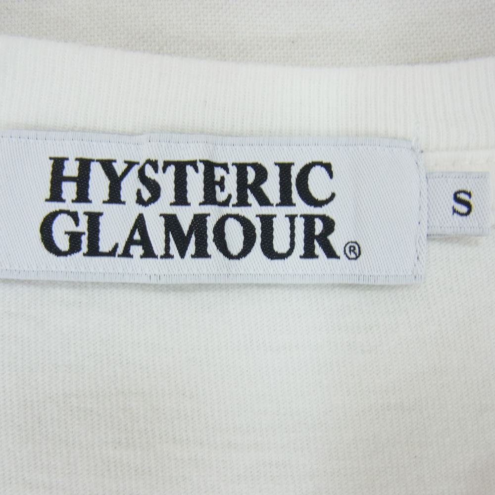 HYSTERIC GLAMOUR ヒステリックグラマー 0251CT11 BEARS pt T-SH 半袖 Tシャツ ホワイト系 S【中古】