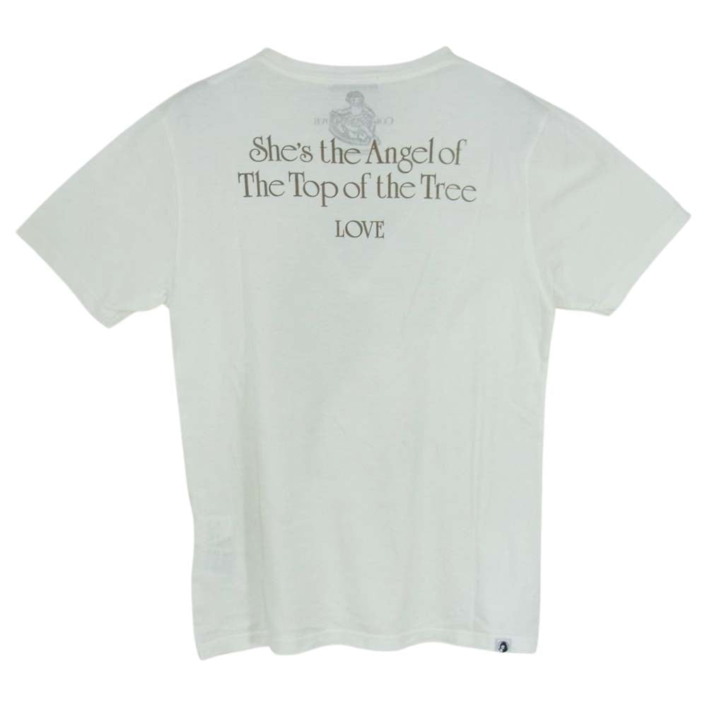 HYSTERIC GLAMOUR ヒステリックグラマー 0224CT08 SHEs THE ANGEL コートニーラブ 半袖 Tシャツ ホワイト系 S【中古】
