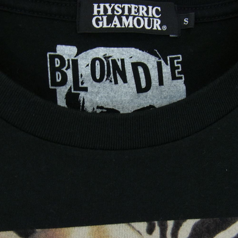 HYSTERIC GLAMOUR ヒステリックグラマー 0224CT17 BLONDIE 半袖 Tシャツ  ブラック系 S【中古】