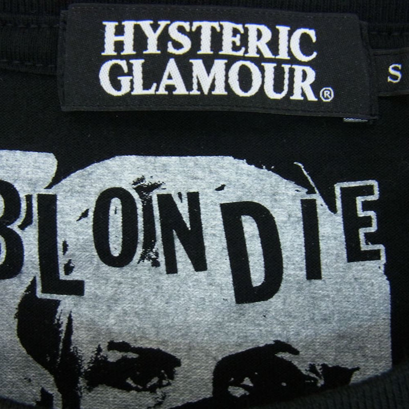 HYSTERIC GLAMOUR ヒステリックグラマー 0224CT17 BLONDIE 半袖 Tシャツ  ブラック系 S【中古】